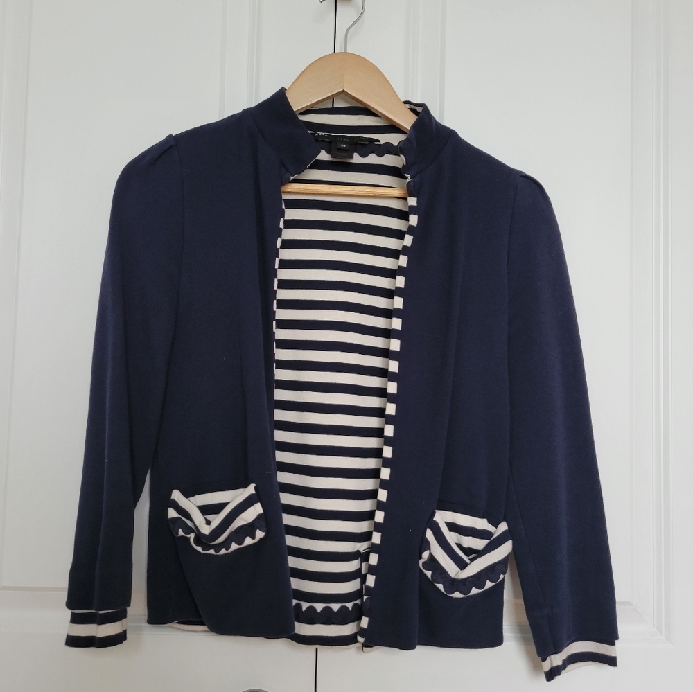 Marc by marc jacobs navy and white jacket
